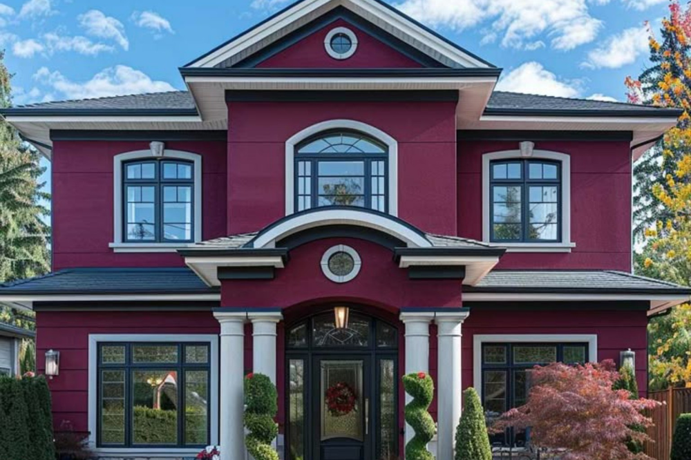 Modern exterior house painting service